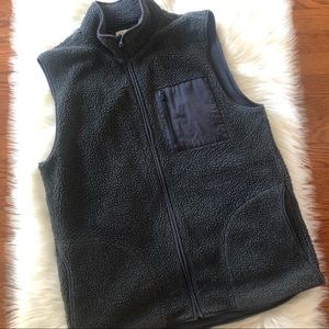 J Crew Sport Sherpa Vest Size MT Medium Tall